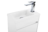 Тумба под раковину BelBagno PIETRA MINI (400х220х550) левая, Bianco Lucido MINI-400-1A-SO-BL-L