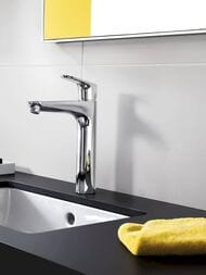 Смеситель Hansgrohe Focus 31608 для умывальника с высоким фиксированным изливом, дон. клап., хром — изображение 3