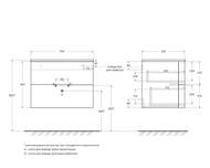 ����� ��� ���������� Cezares COMFORT (74x51x55) ���������, 2 ����� 54357 Larice