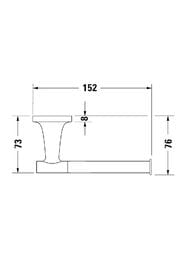 ��������� ��������� ������ DURAVIT Starck T ����: ����.����� ������������� 0099377000