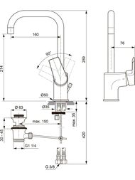 Ideal Standard TESI ��������� ��� ����������� A6571AA � ������������� ������ ��������