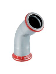 Отвод оцинк. GEBERIT MAPRESS 45° 35мм 23606
