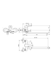 ��������� ��� �����/���� Ideal Standard ALPHA ���������, �������������, ����� 320��, ���� BD044AA