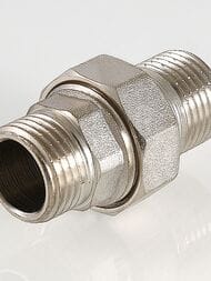 Американка VALTEC 1" НН латунь никелированная VTr.728.N.0006