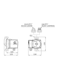    AQUARIO AC 207-130HW(S), 120, 36/,  , 5207