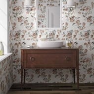 Декор KERAMA MARAZZI Монфорте (400х1200) Розы, белый 14017R\3F (шт.)