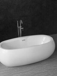 Ванна акриловая BelBagno BB502-1800-900 (1860х940х590) отдельностоящая, белый