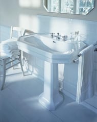 Умывальник DURAVIT 1930 Series 700х500х245 1отв.,2 намечен. под смес., перелив 0438700000