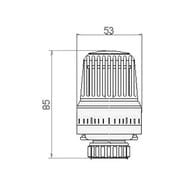 Головка термостатическая VALTEC М30х1,5, жидкостная 6,5-27,5°С VT.3000.0.0