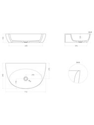 �������� SALINI Alda Wall 03 (710�450�150) ���.������ S-Stone,���������,�������,������ 140323MF