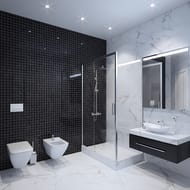 Мозаика мраморная Wild Stone Black Polished 48х48 (305х305х4) черная, JMST056 (шт.)