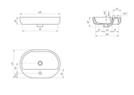 �������� Cersanit CASPIA Oval 60 ��������, � ����� ����������, ����� UM-CAS60/1-O-w