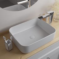 Умывальник накладной IDDIS Bridge 500х390х140 белый глянец BRIWS05i27