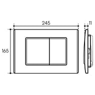 ������� ����� Aqueduto QUADRADO, ������������ ����������, ABS-�������, ������� ����, ���� QUA0100