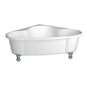Ванна акриловая BelBagno BB07 1500х1500х600 угловая, пристенная, белый