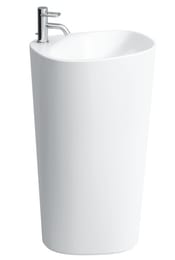 Раковина Laufen PALOMBA 8.1180.4.400.104.1 (525х435х900) покрытие LCC, с отверстием под смеситель, пристенная