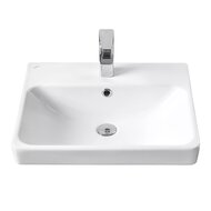 Раковина AQUATON Адриана 55 1WH501620 550x450x170 накладная, перелив, отв. под смеситель, белый