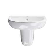 Раковина KERAMA MARAZZI BUONGIORNO подвесная, 550х430х170 с отверстием, белый гл., BG.NN.wb.55