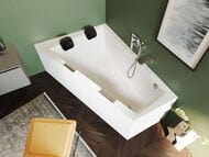 ����� ��������� RIHO DOPPIO 180�130 R ��� ������������, ������������� ������, ��������� � ����� ����