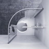 Душевой уголок AM.PM X-Joy Twin Slide (80х80х185) профиль матовый хром/прозрачное W88G-205-080MT64