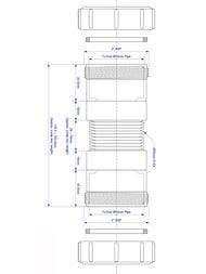 ����� ������������� McAlpine ���������� L 132-182��, d 50��, ����/����� ����. 50��, MFLEX-50C