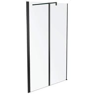 Душевая стенка Jacob Delafon Serenity Walk in (1200х1900) стекло серое/профиль черный E14W120-BLV