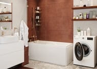 Ванна акриловая VAGNERPLAST ARONIA 150 (1500х700х410) прямоугольная, белая VPBA157ARN2X-04