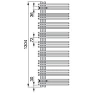 ����������������� �������� Zehnder Yucca Asym YAD-130-040 (1304�378) �������, ����: �����