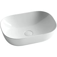 Раковина накладная Ceramicanova Element 455х325х135 прямоугольная, без перелива, цвет: белый CN6009