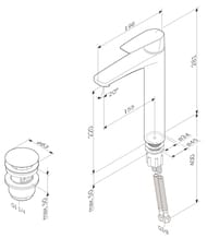 ��������� AM.PM Gem S ��� ����������� F90A92200 �������������, ����� 155��, ������ ������, ����