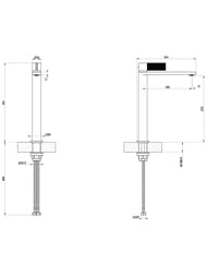 ��������� ��� �������� Gessi Inverso Diamantato 270 ��, ��� ������� �������, ������ ����. 73604.149