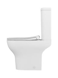 Унитаз-компакт Vitra Zentrum (355х610х830) ободковый, с сиденьем, белый 9012B003-7209