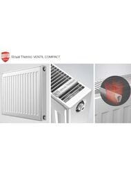 Радиатор стальной Royal Thermo Compact тип 22 ВШГ:300х1400х100, 2020Вт, боковое подкл., белый
