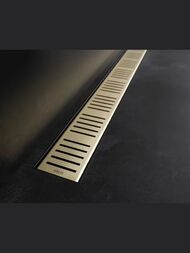 ������� ����� Alcaplast APZ10BLACK-650BRASS SIMPLE L=650�� H=62�� ������� ������/������� ������