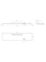 ����� ��� ����� Salini GABBIANO 1906201MF (900�200�72��) S-Stone �������