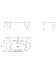 ����� ��������� BelBagno BB404-1700-800  1700�800�600 ��������, ���������������, ���������, �����