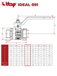   ITAP IDEAL 091 3/4"  40 PN , 