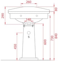 ��������� ��� ���������� 68�� ArtCeram Hermitage ����� HEC002 01 00