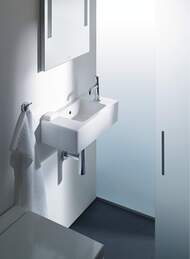 Рукомойник DURAVIT VERO 500х250х150 отверстие под смеситель слева, перелив 0703500009