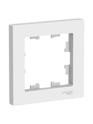 Рамка Systeme Electric ATLASDESIGN 1 пост белый ATN000101