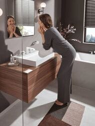 Смеситель Hansgrohe Vivenis 75444700 для край ванны, на 4 отверстия, sBox, матовый белый — изображение 2