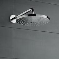 Верхний душ Hansgrohe Raindance Select S 240 2jet с держателем 390 мм, хром 26466000