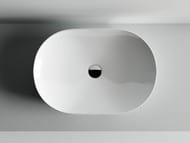 Раковина накладная Ceramicanova Element 600х415х135 овальная, без перелива, цвет: белый CN5009