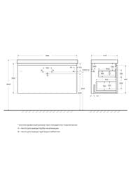����� ��� ���������� Cezares GIUBILEO-N-100-1C-SO-TIT-P (996x443x500) 1 ����, ����������, �����