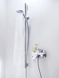 Душевой набор Grohe Euphoria 110 Champagne 27232001 (Штанга, шланг, лейка, полочка)