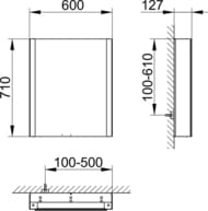 �������-���� Keuco Somaris 600�710�115 ������.,���������,����� ������,��������,���. ���.14501511101