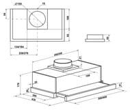  Maunfeld VS Fast 60 Black (600x280x176) 850 3/,   000010894