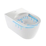 Унитаз подвесной Duravit D-Neo 375х580х400 безободковый, с функцией биде, белый 654000012004300