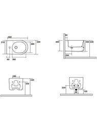 ���� ��������� Kerasan Nolita 532581*1 550�350�330 ��������� ��� ���������,������,����(Nocciola mat)
