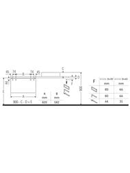      Duravit L-Cube 820400547 2 ,   LC581702222